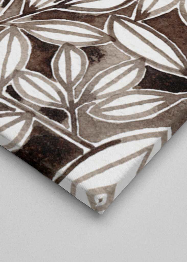 Black &amp; White Leaves