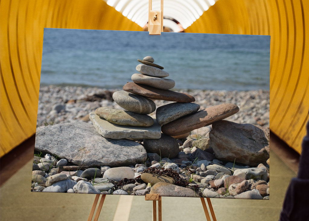 Œuvres d’art sur la plage