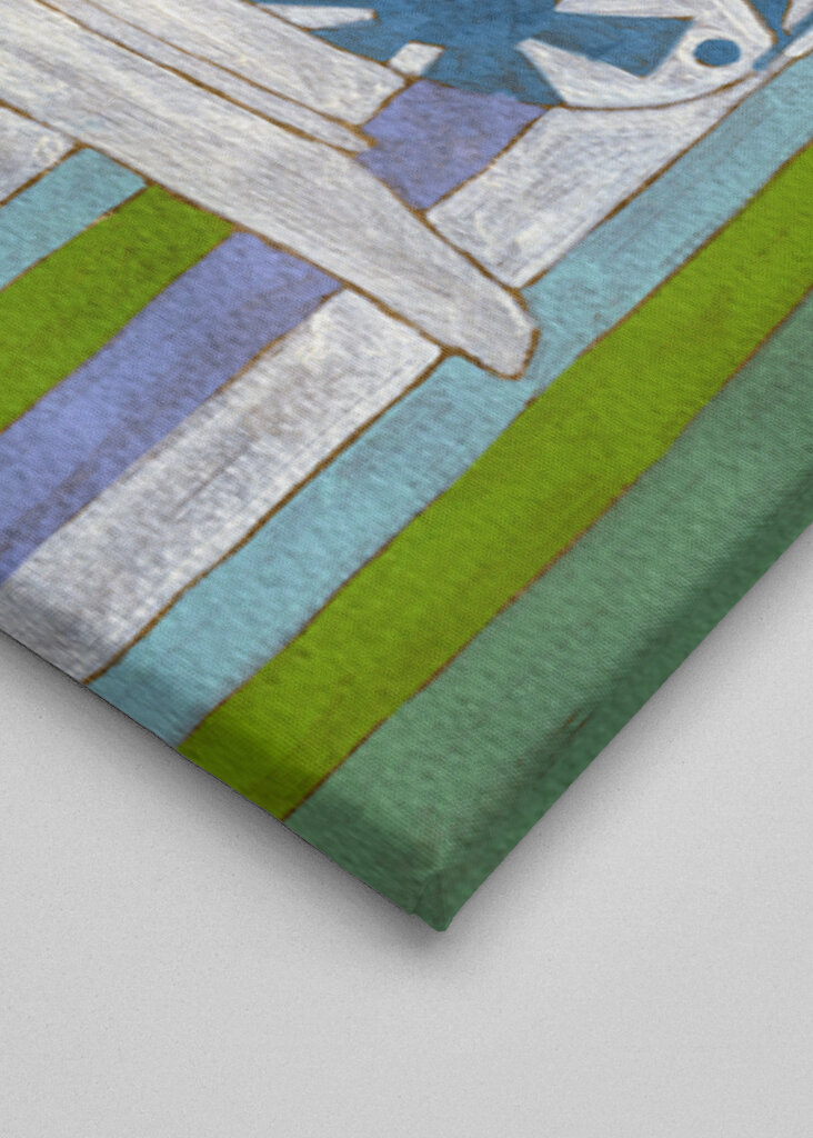 White Flowers In A Patterned Vase