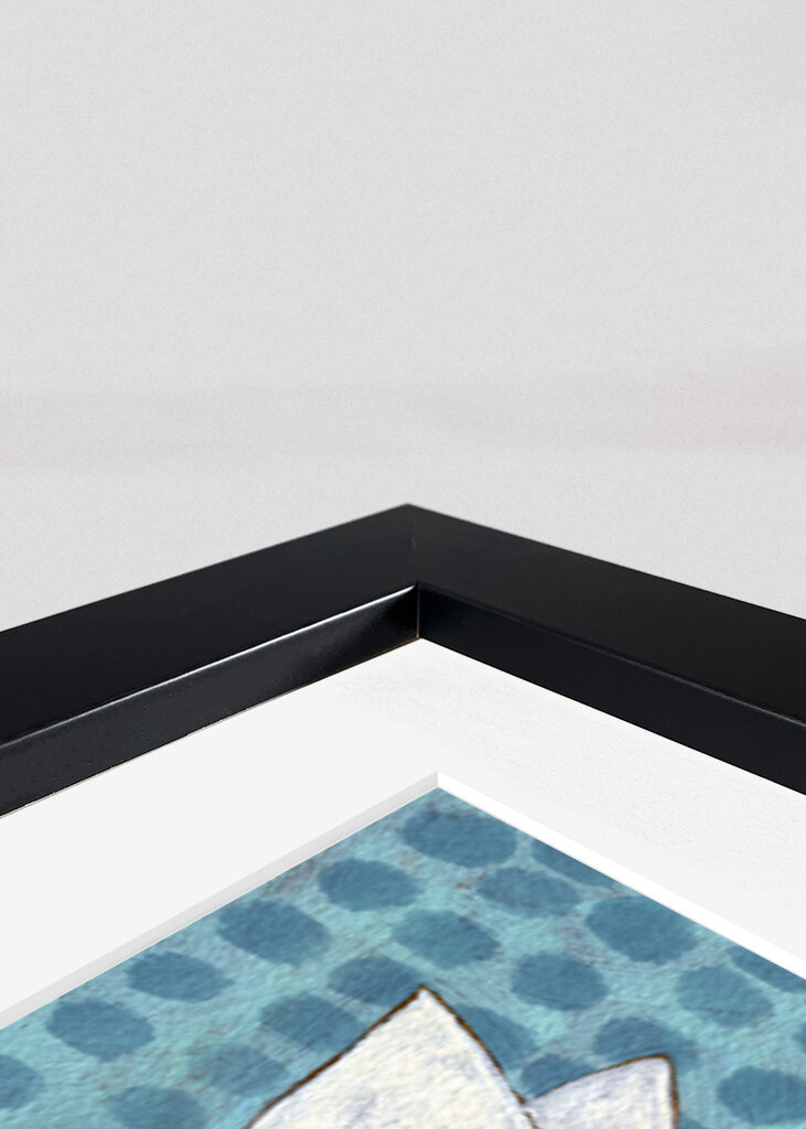 White Flowers In A Patterned Vase