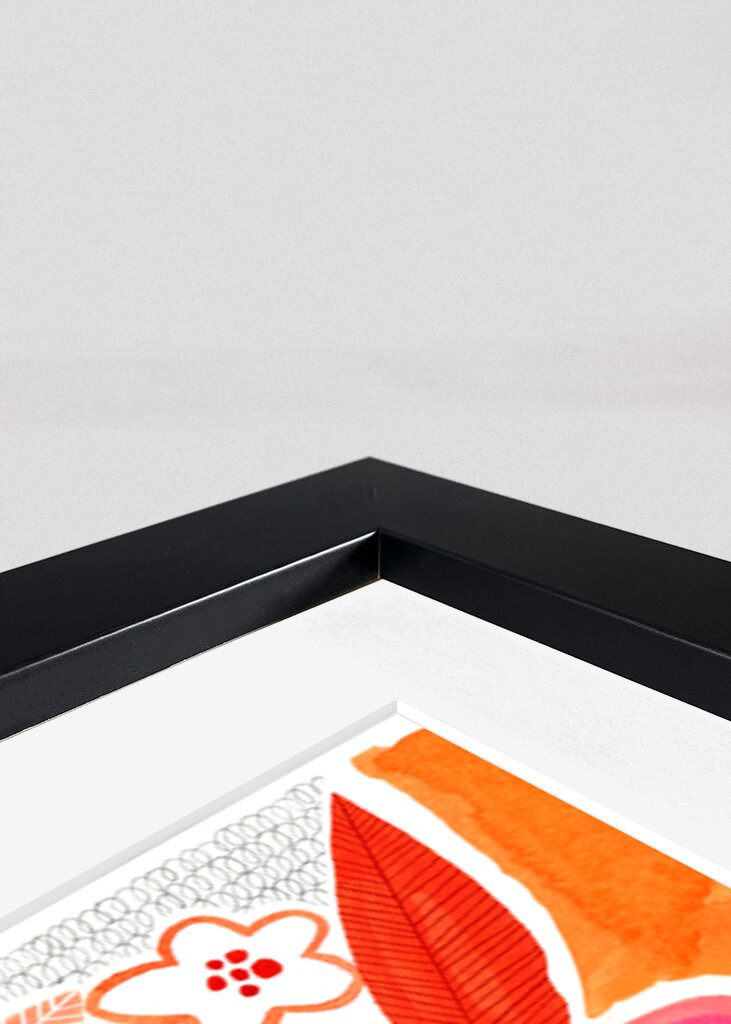 Abstract Flowers And Leaves