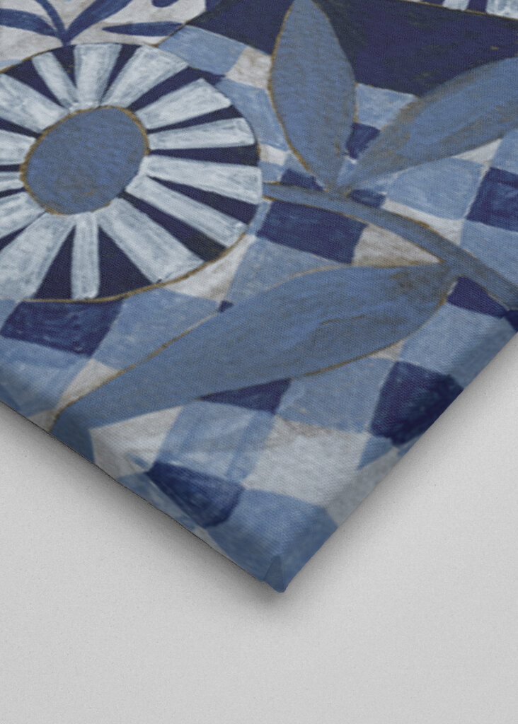 Stylized Flowers In A Decorative Vase