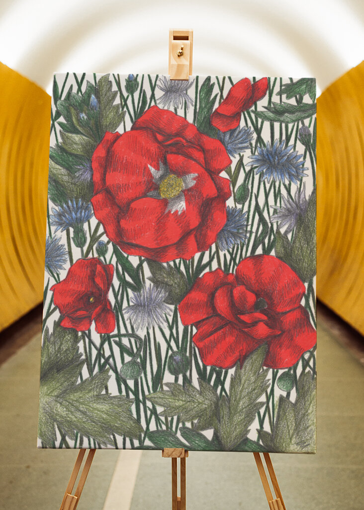 Lush Bouquet Of Colorful Wildflowers