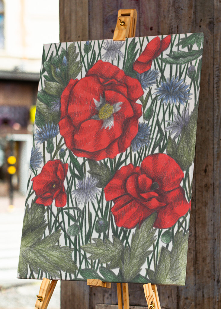 Lush Bouquet Of Colorful Wildflowers