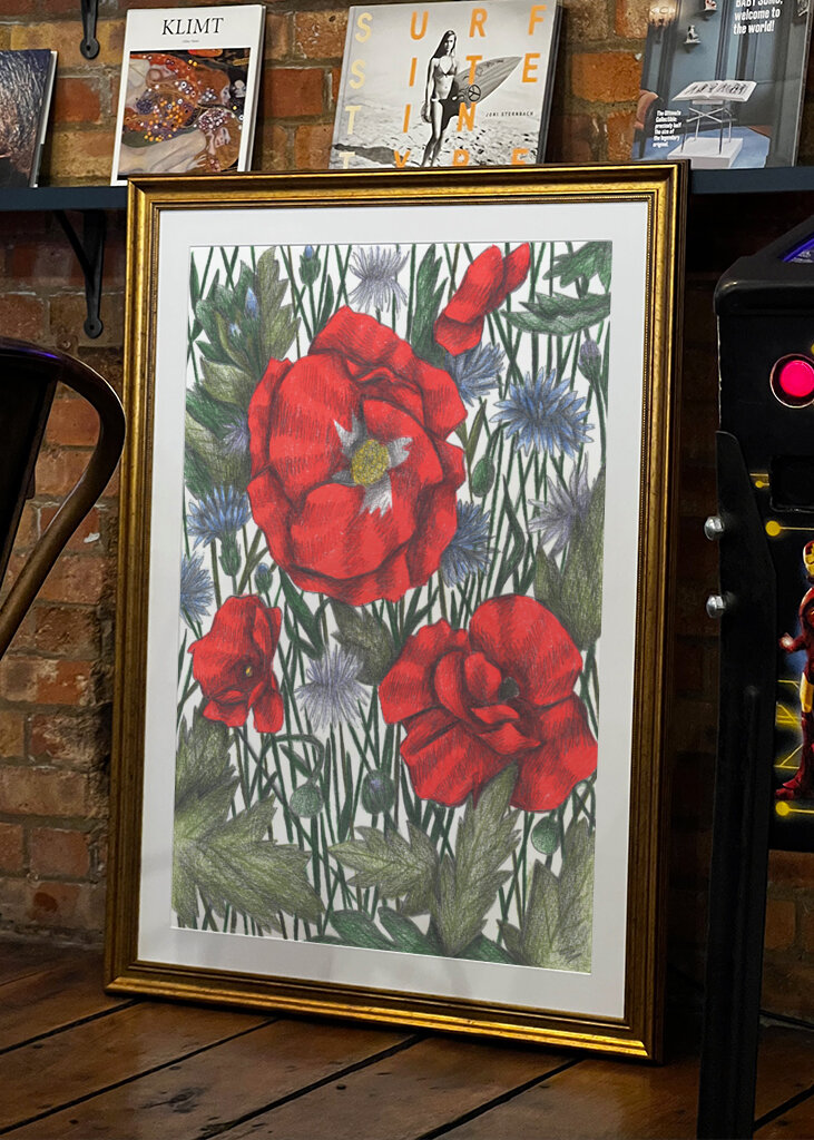 Lush Bouquet Of Colorful Wildflowers