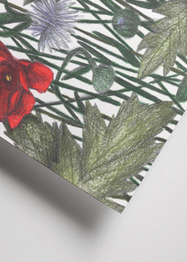 Lush Bouquet Of Colorful Wildflowers