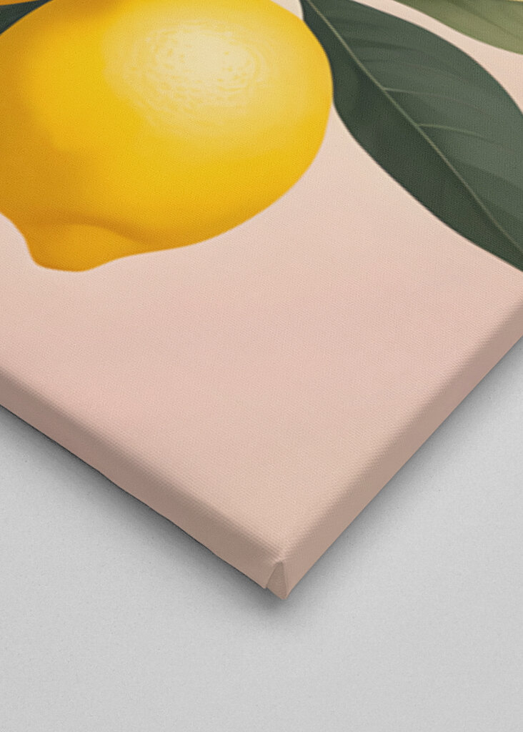 Golden Lemons On Green