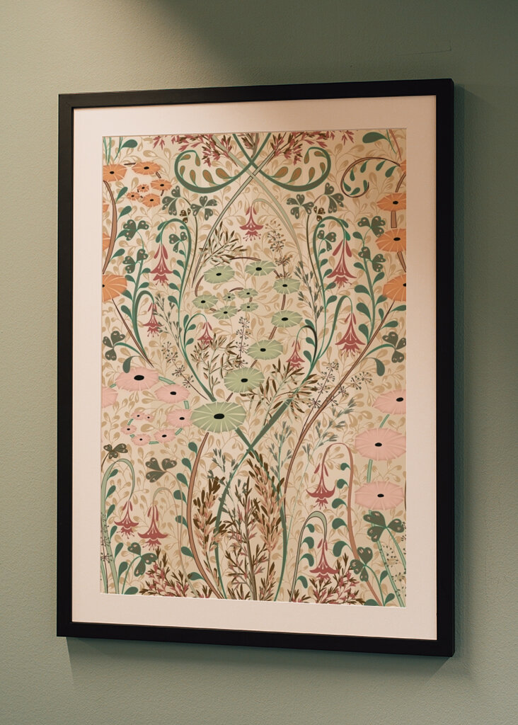 Meadow Scent Earthy Hues Pattern