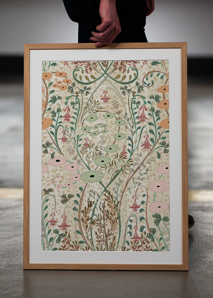 Meadow Scent Earthy Hues Pattern