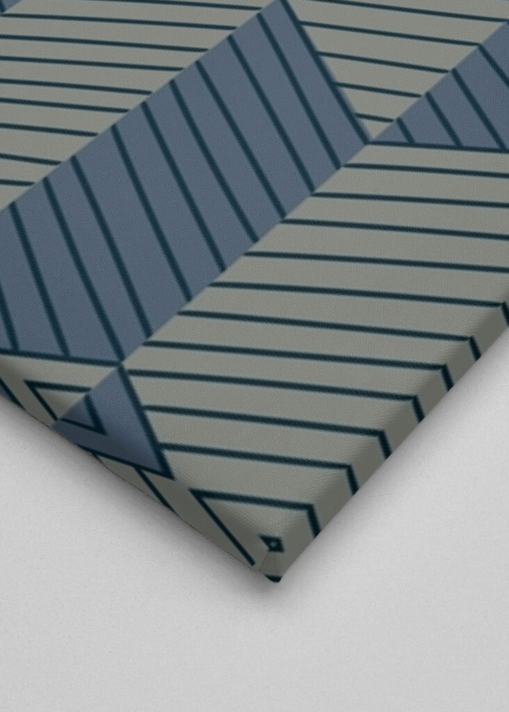 Geometric Pattern with Repeating Rhombus Shapes