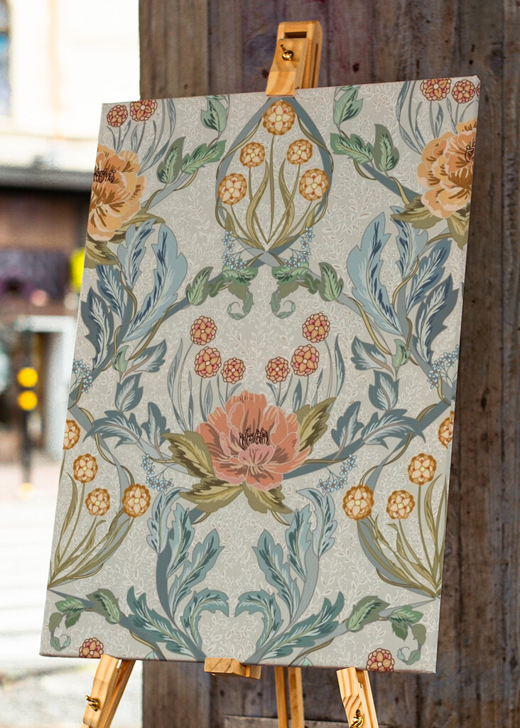 Floral Heritage Morris Antique pattern