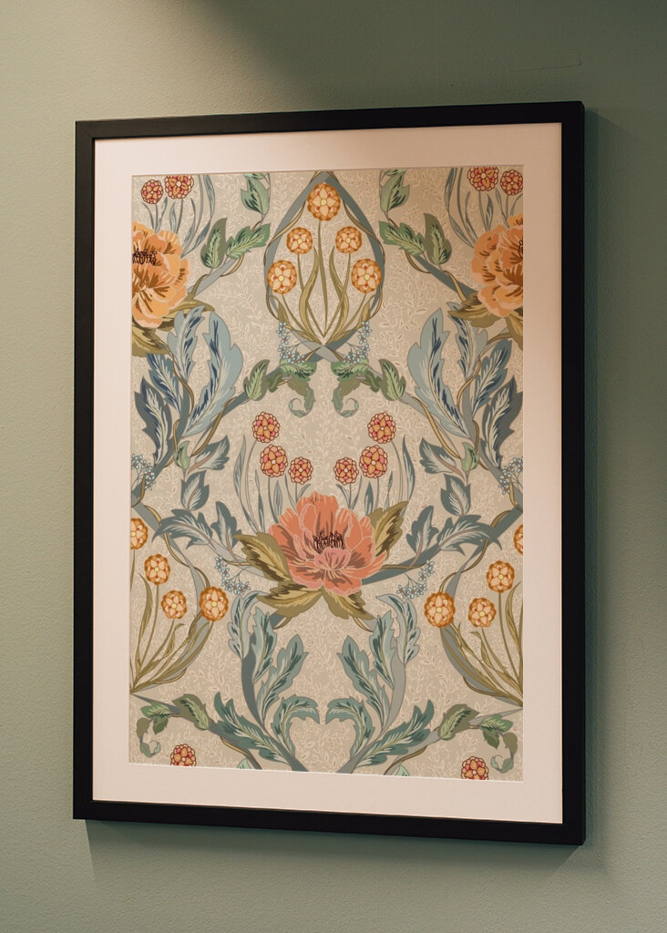 Floral Heritage Morris Antique pattern