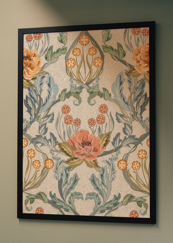 Floral Heritage Morris Antique pattern