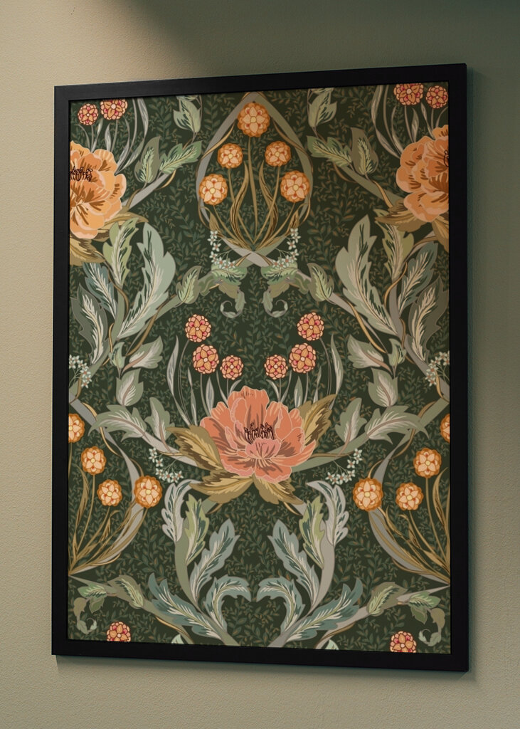 Floral Heritage Morris golden forest pattern