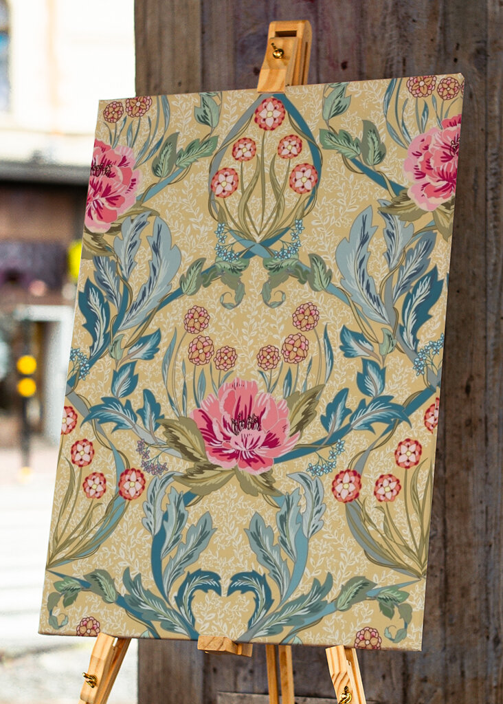 Floral Heritage Morris opulent vintage pattern