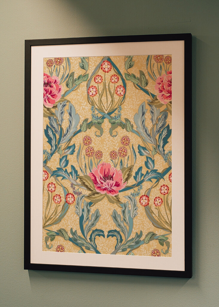 Floral Heritage Morris opulent vintage pattern