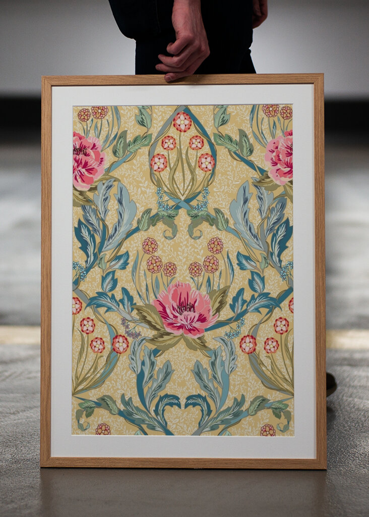 Floral Heritage Morris opulent vintage pattern