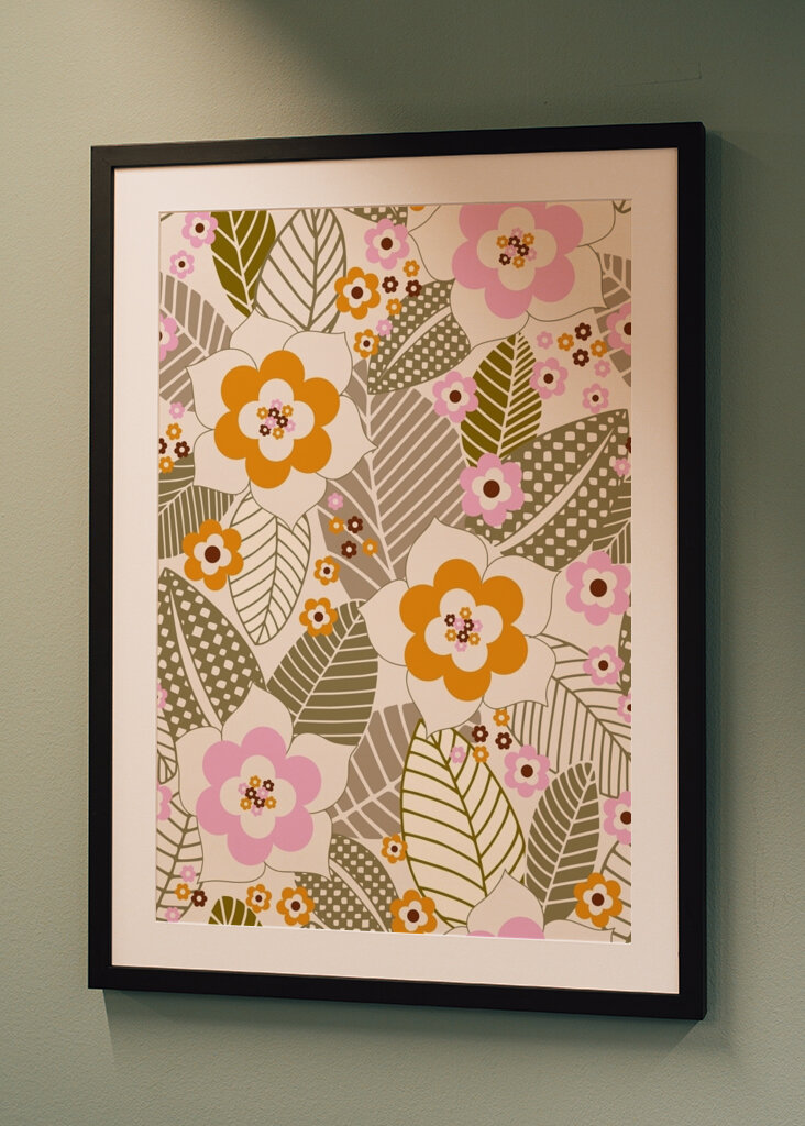 Floral and Leaves Pattern