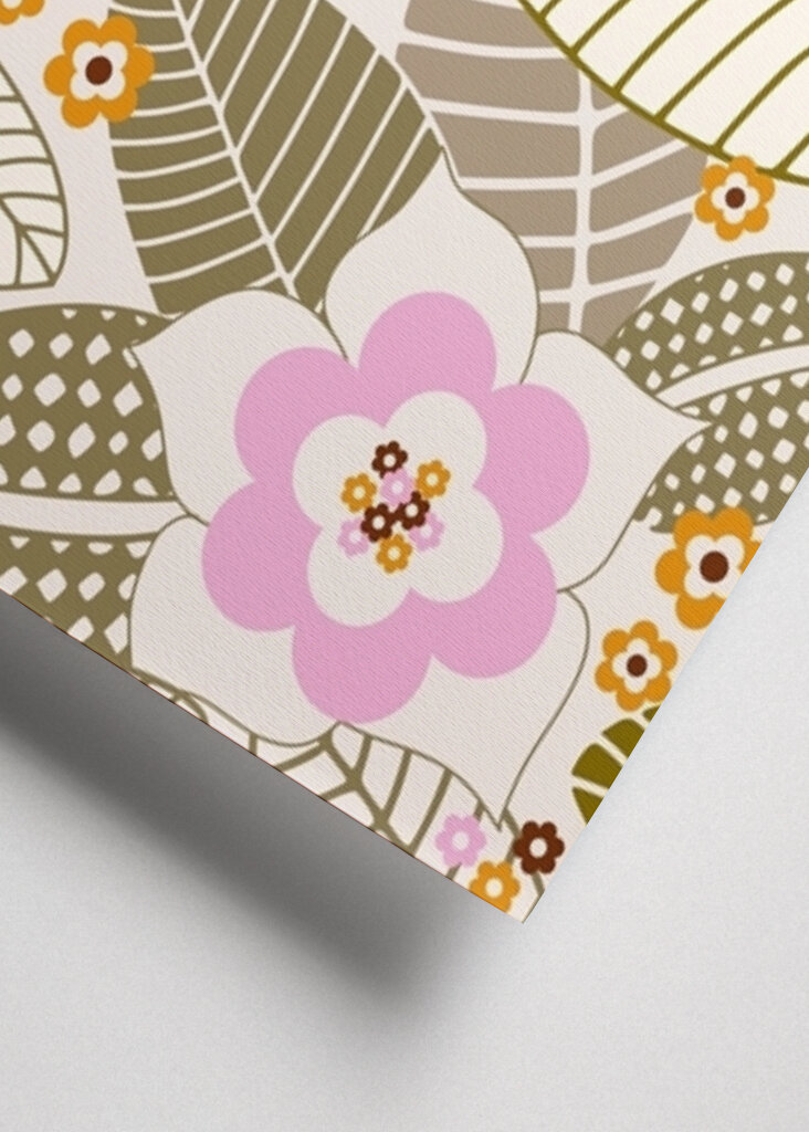 Floral and Leaves Pattern