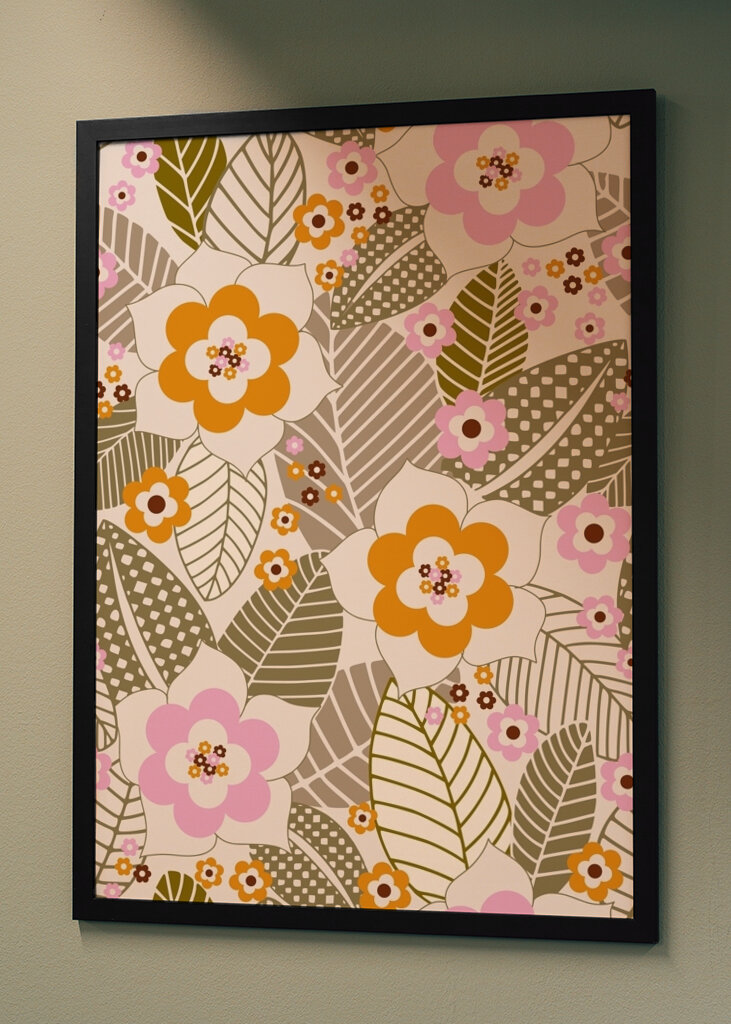 Floral and Leaves Pattern