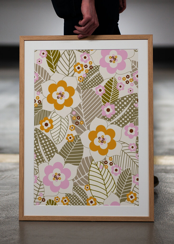 Floral and Leaves Pattern