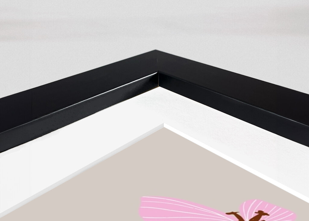 Orange and Pink Floral Pattern