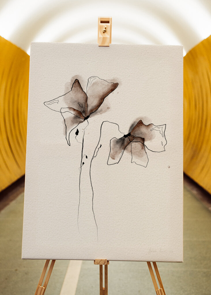  A Colorful Watercolor Floral Painting