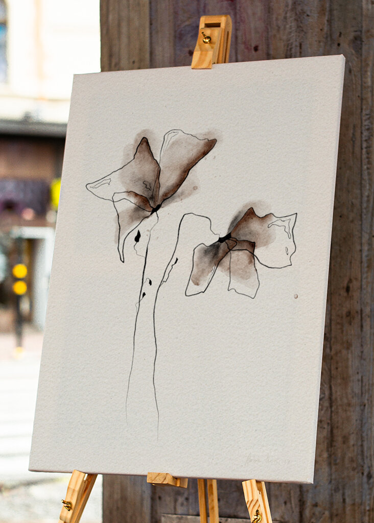  A Colorful Watercolor Floral Painting