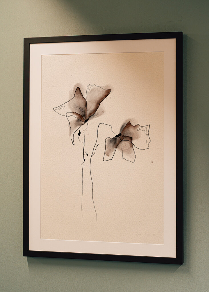  A Colorful Watercolor Floral Painting