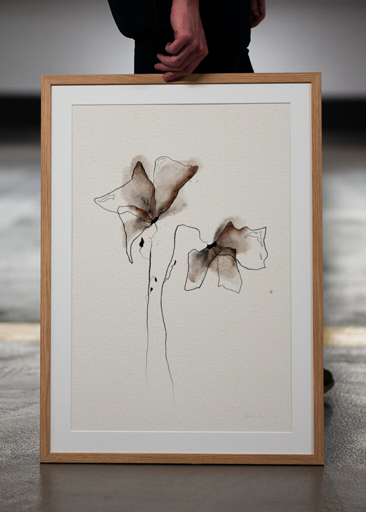  A Colorful Watercolor Floral Painting