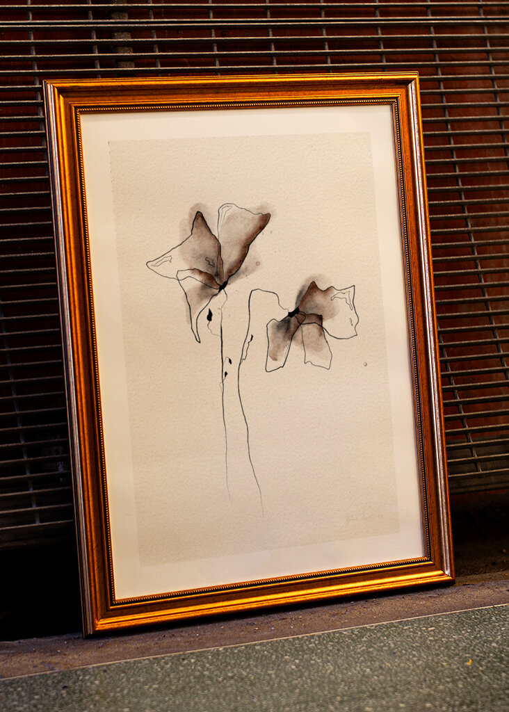  A Colorful Watercolor Floral Painting