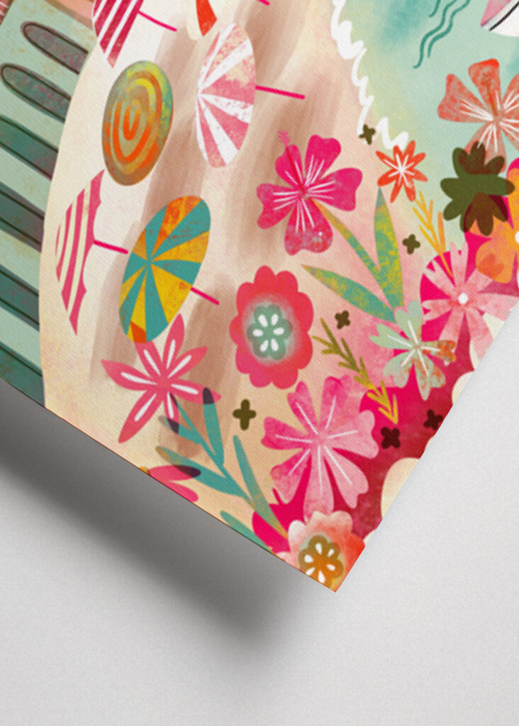 Amalfi Coast Summer View Hot Air Balloon