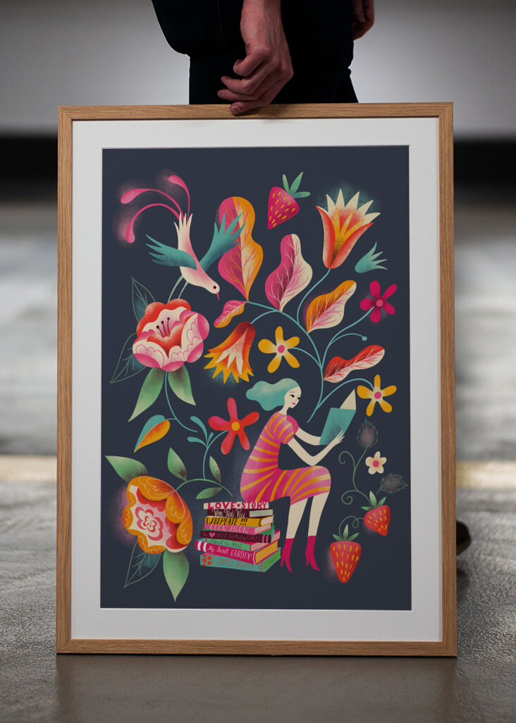 Folk Art Garden Reading