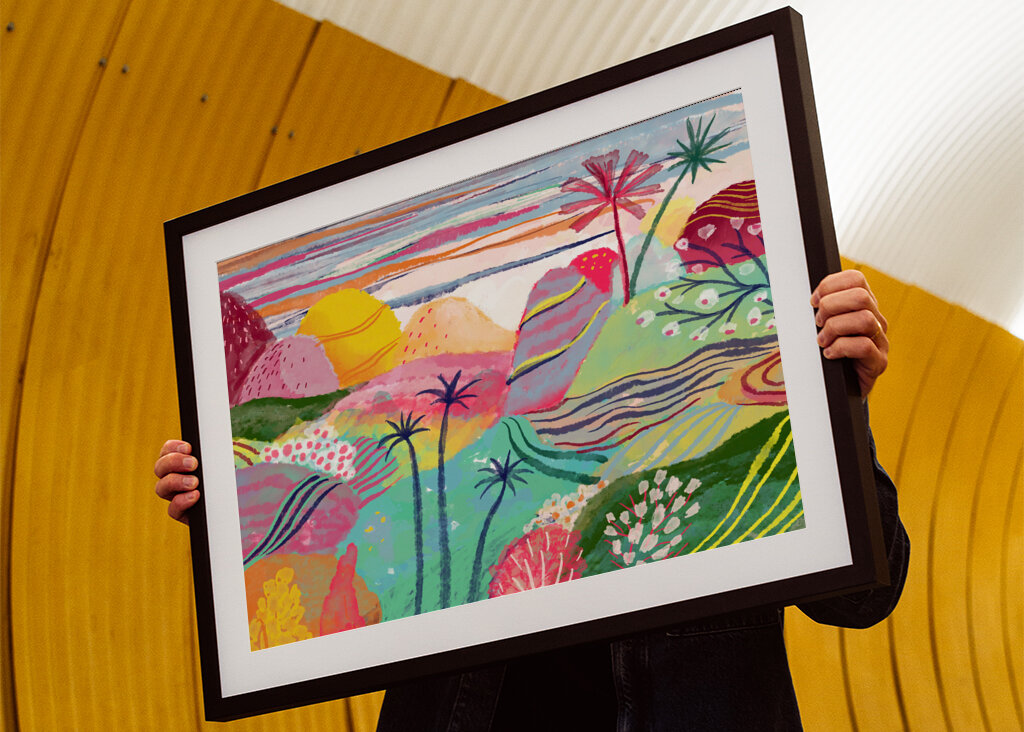 Dreamy Hills Landscape