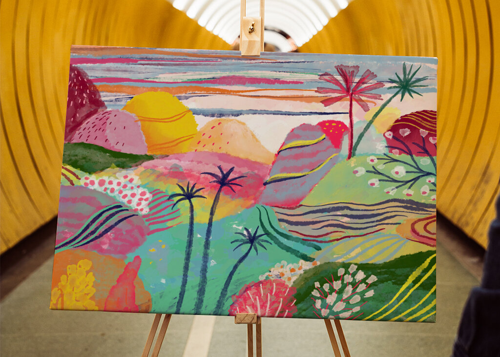 Dreamy Hills Landscape