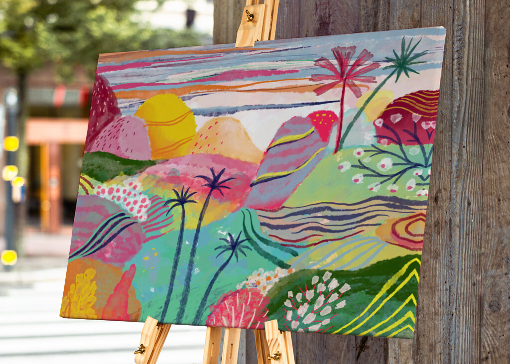 Dreamy Hills Landscape