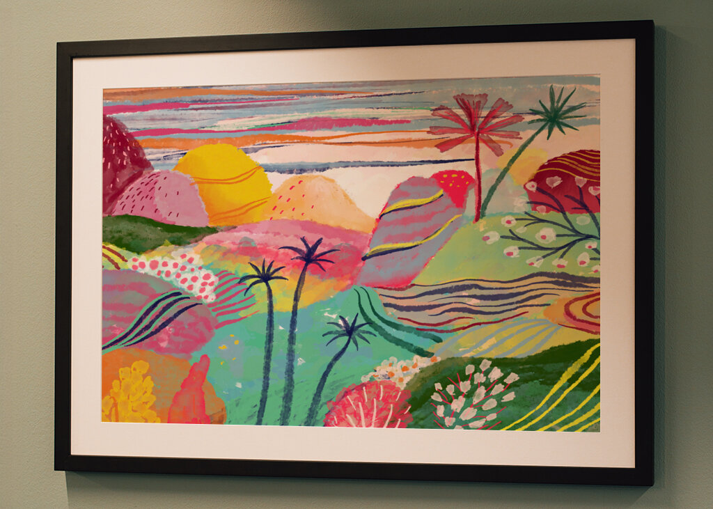 Dreamy Hills Landscape