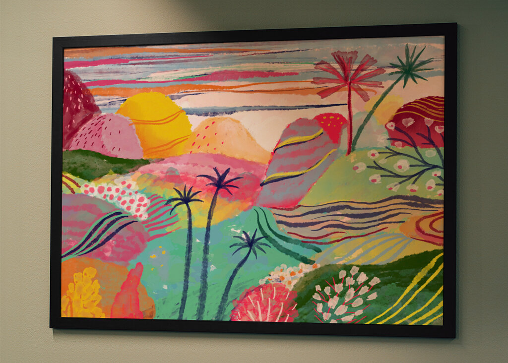 Dreamy Hills Landscape