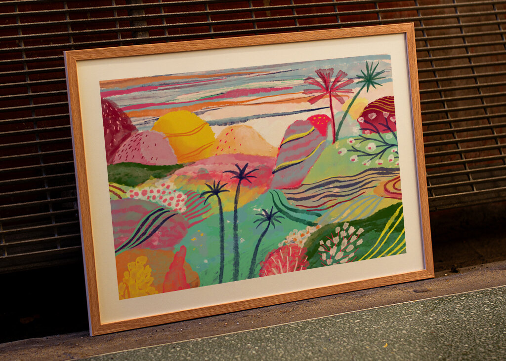 Dreamy Hills Landscape