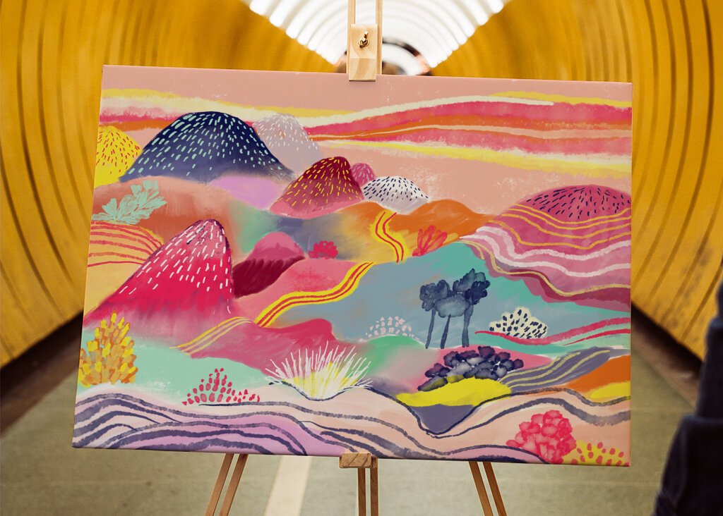 Dreamy Hills Landscape