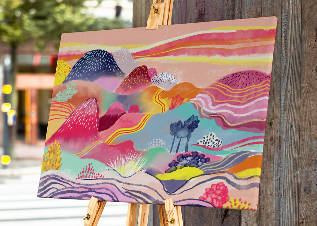 Dreamy Hills Landscape