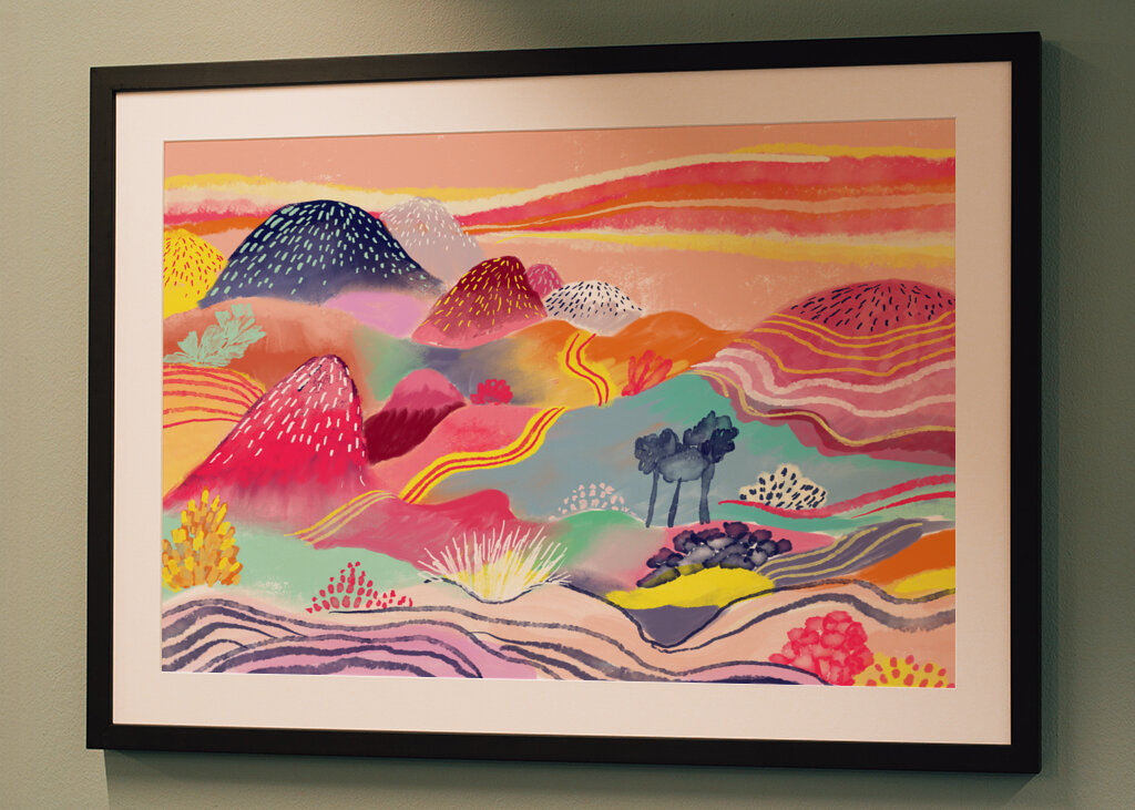 Dreamy Hills Landscape