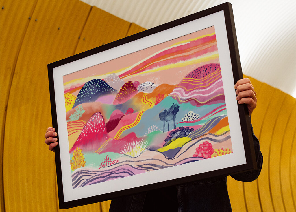 Dreamy Hills Landscape