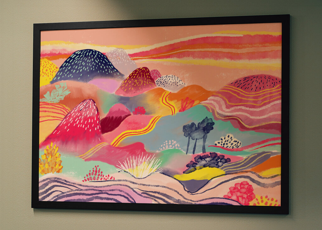 Dreamy Hills Landscape