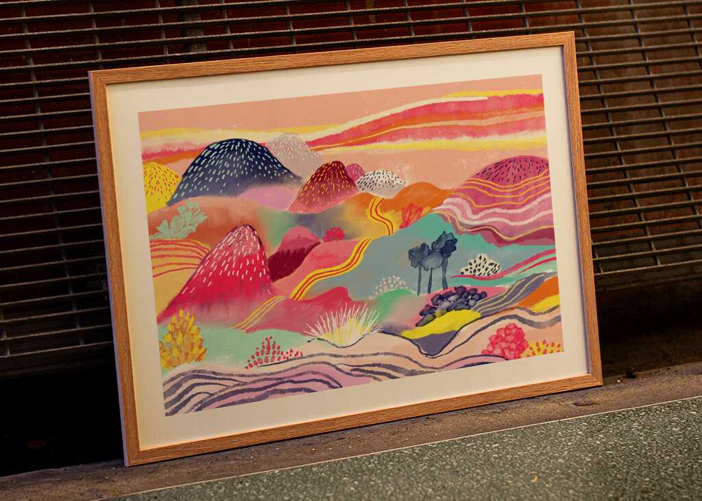 Dreamy Hills Landscape