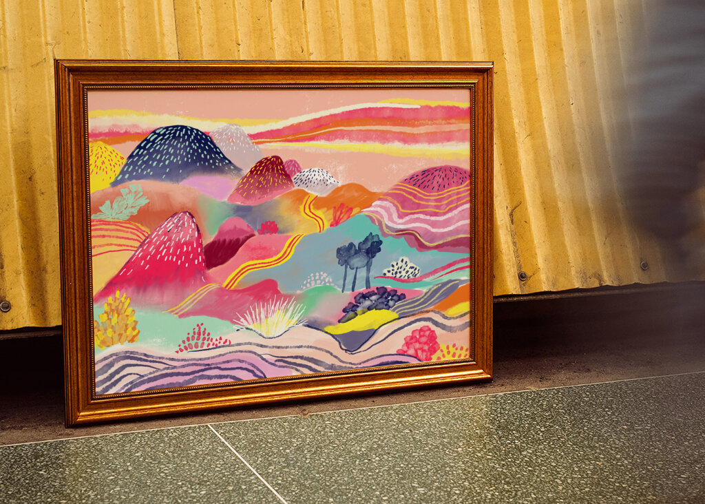 Dreamy Hills Landscape