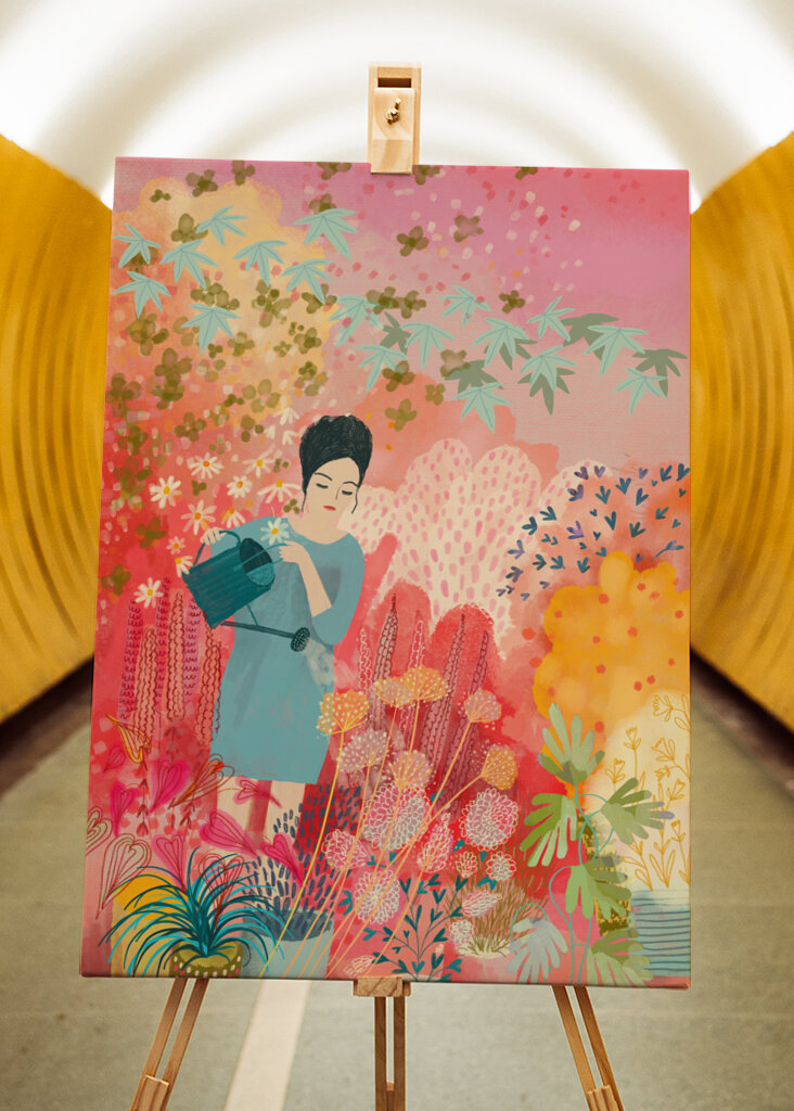 Watering The Dream Garden