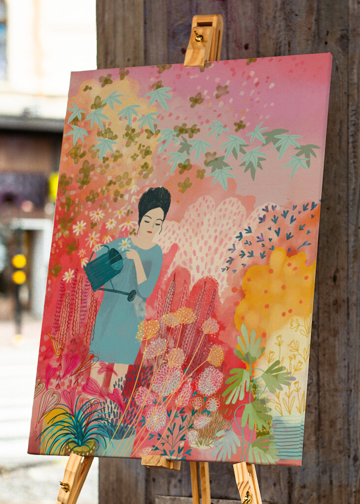 Watering The Dream Garden