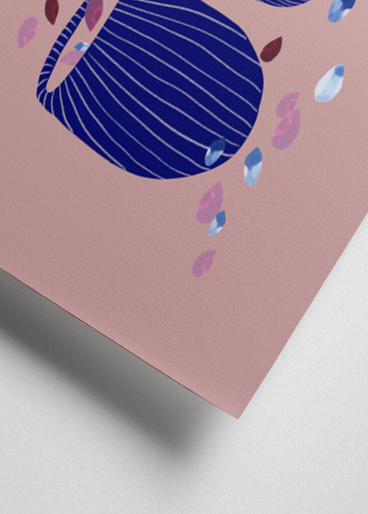 Fugl siddende på en gren