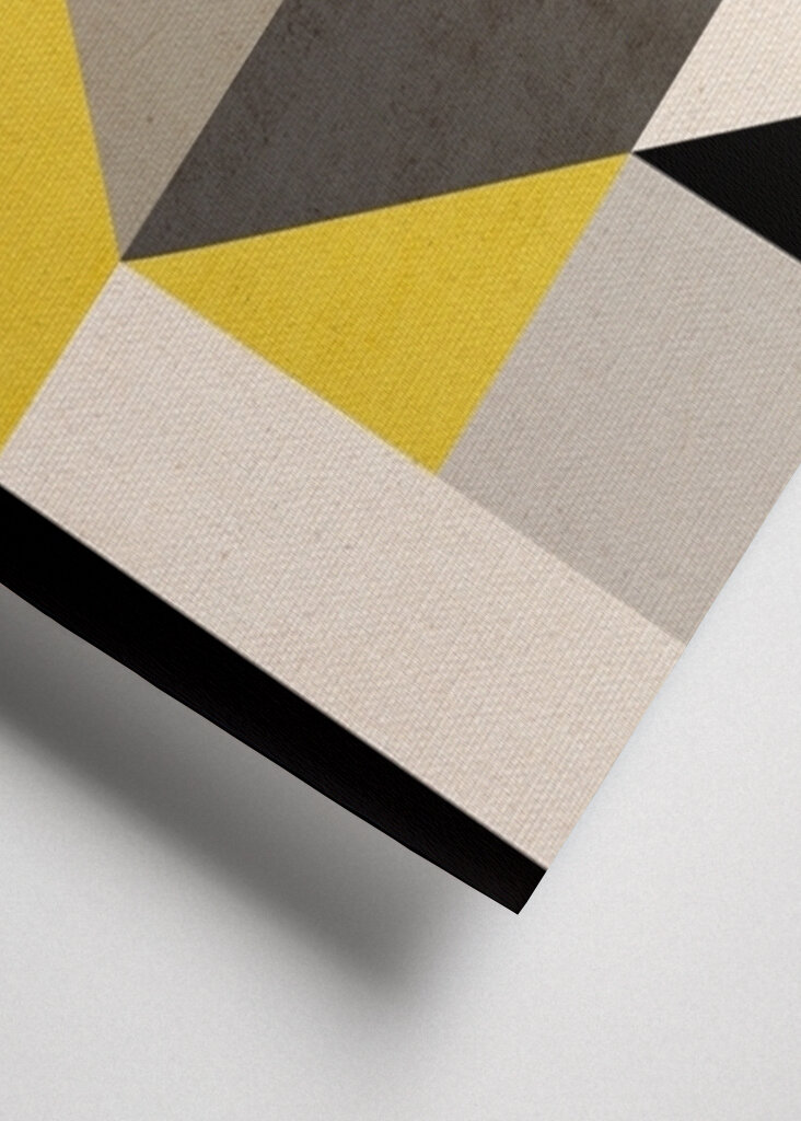 Geometrical Composition With A Minimalist Color Palette